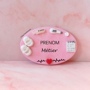 Badge métier pour soignant PIECE UNIQUE