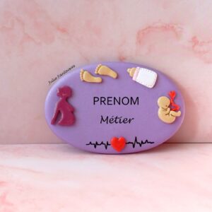 Badge métier pour soignant PIECE UNIQUE