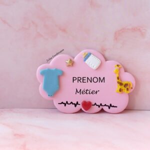 Badge métier pour soignant PIECE UNIQUE