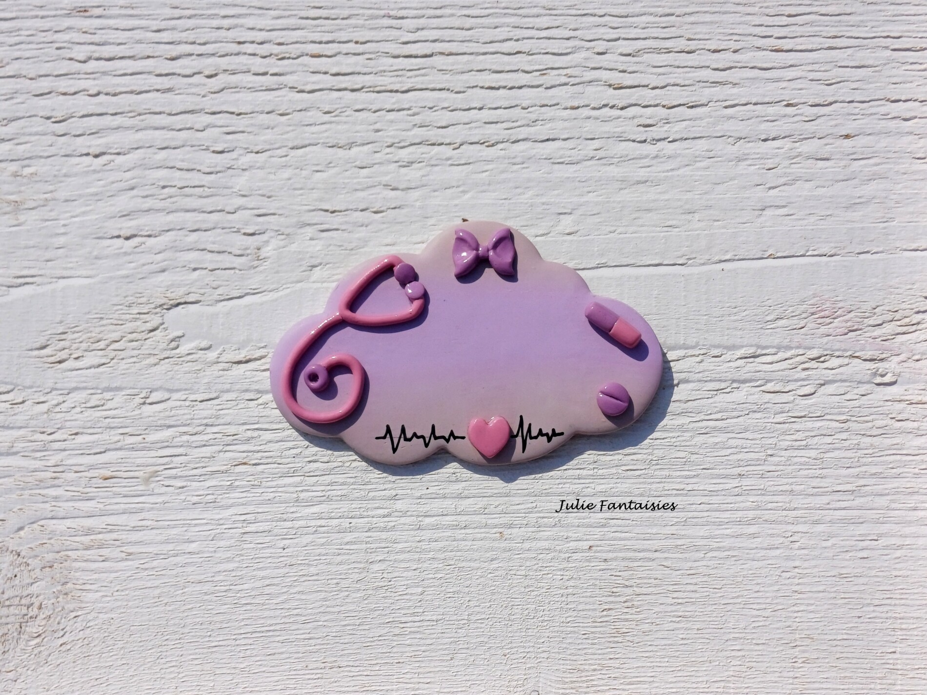 Badge métier personnalisé sage femme obstétricienne puéricultrice infirmière aide soignante badge julie fantaisies