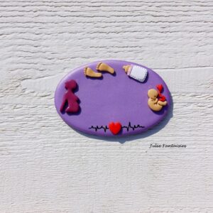 Badge métier pour Puéricultrice Sage-Femme Obstétricienne