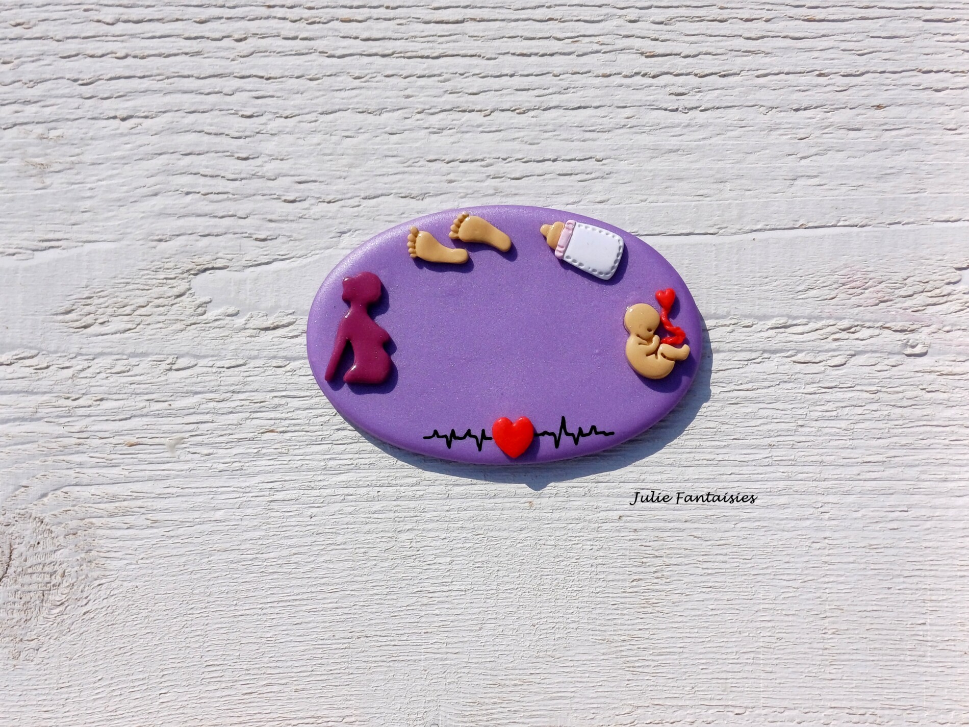 Badge métier personnalisé sage femme puéricultrice infirmière aide soignante badge julie fantaisies