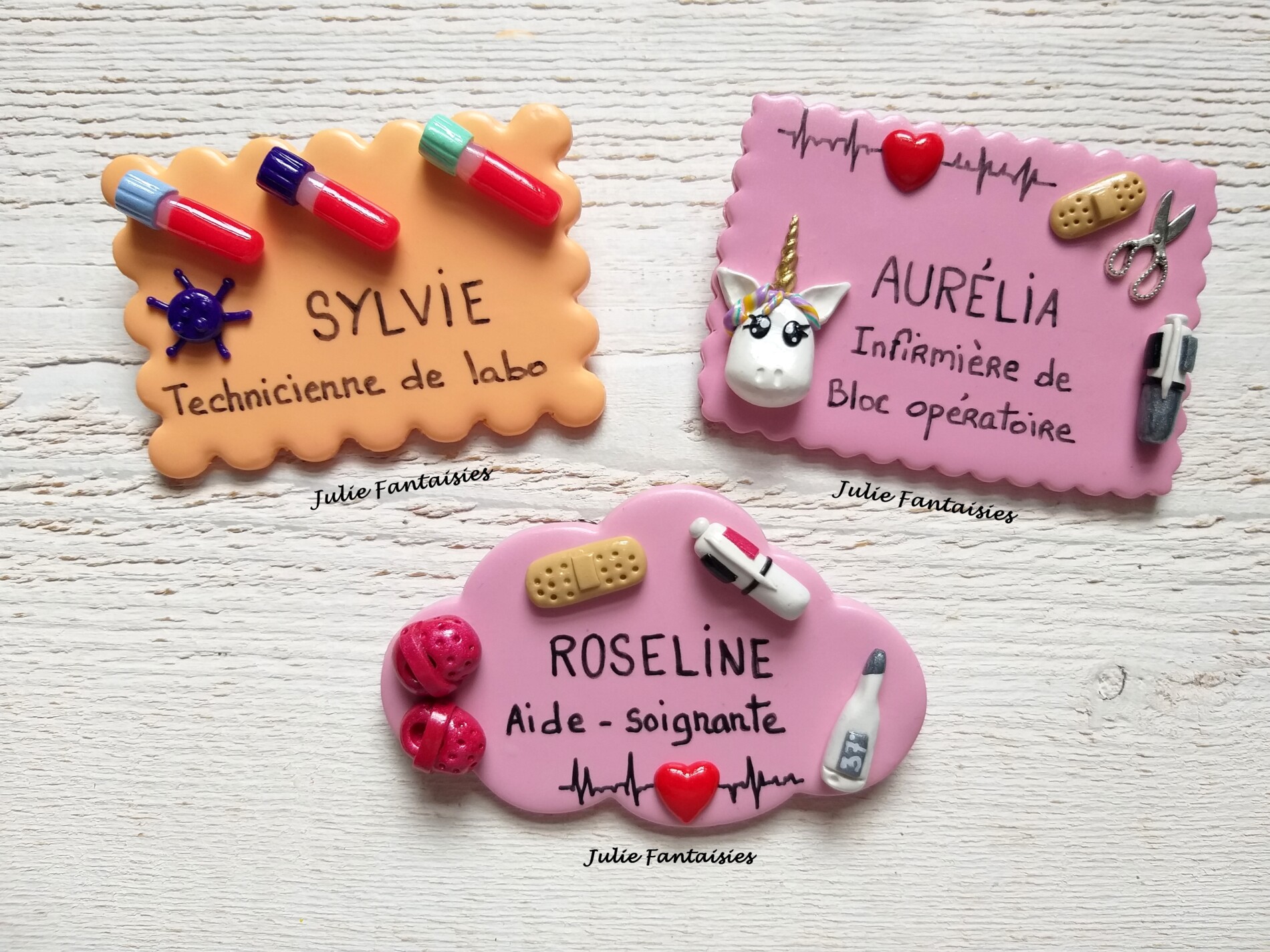 badges métier julie fantaisies badges