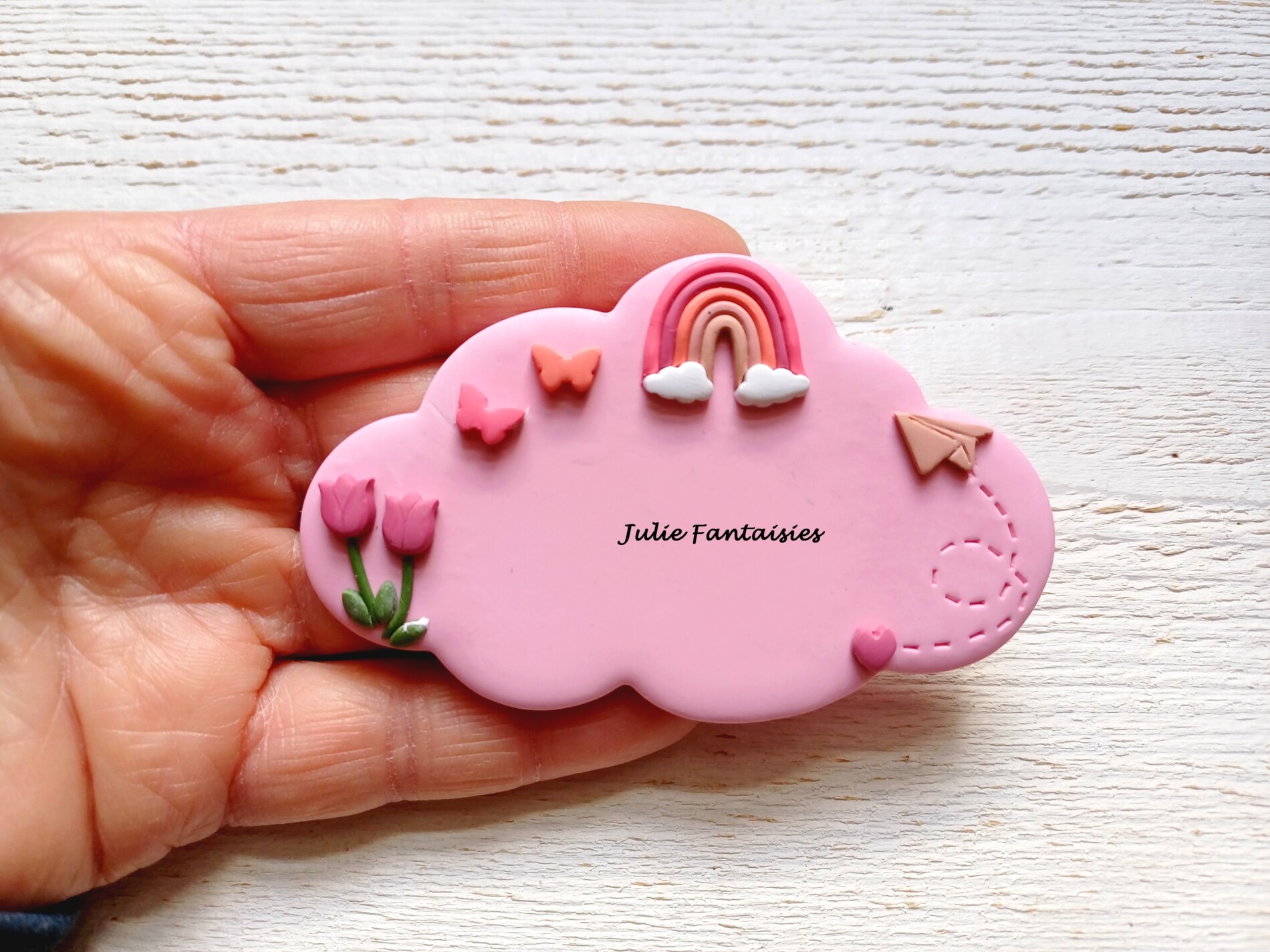 Badge métier Puériculture * pâte polymère PIECE UNIQUE – Image 6