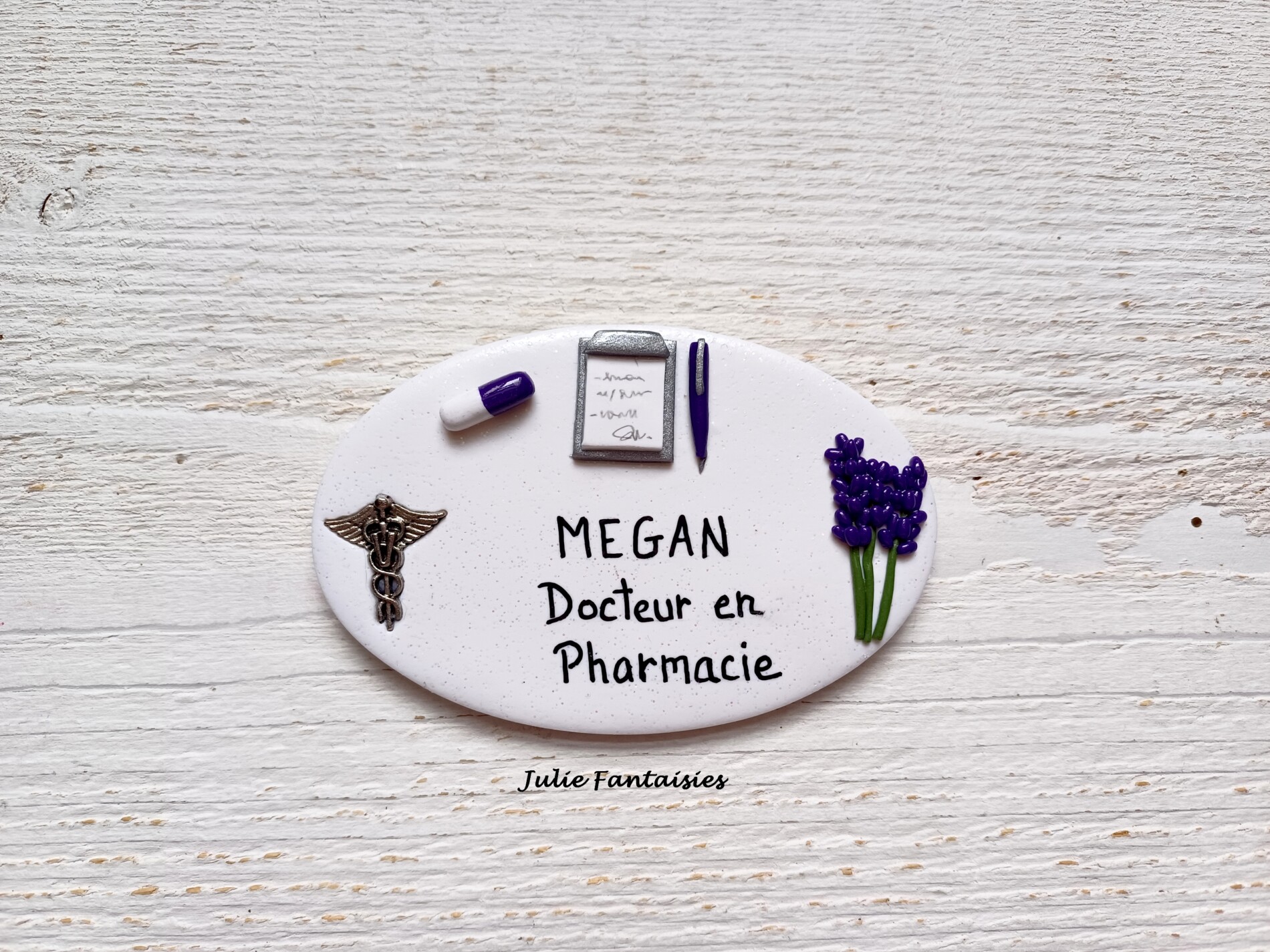 badges métier pharmacien préparatrice julie fantaisies badges