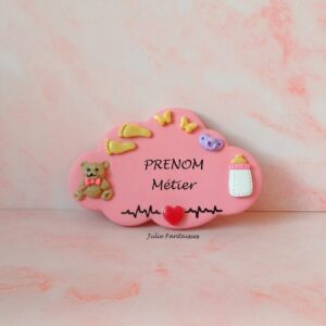 Badge métier pour soignant PIECE UNIQUE