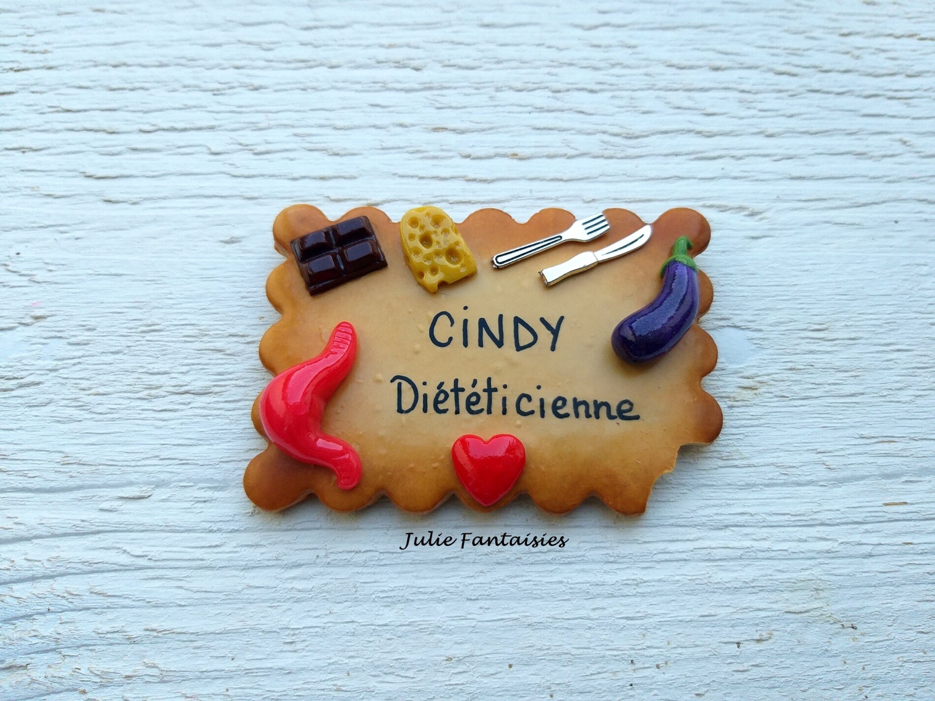 badge diététicienne badge nutritionniste julie fantaisies badges