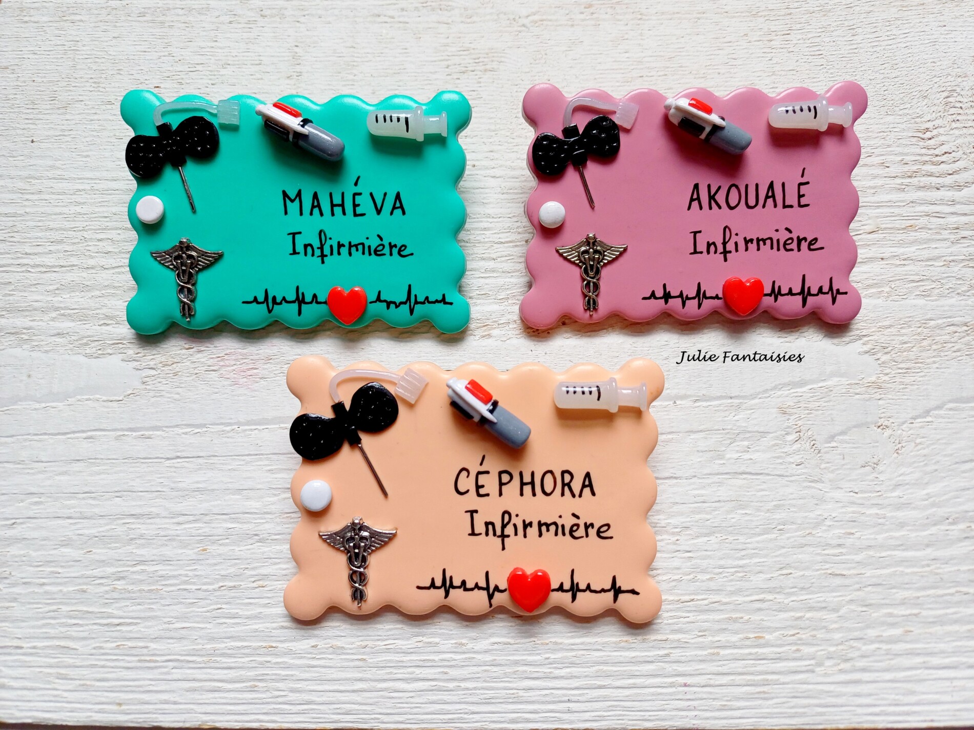 Badge métier a personnaliser badge métier julie fantaisies juliefantaisiesbadges