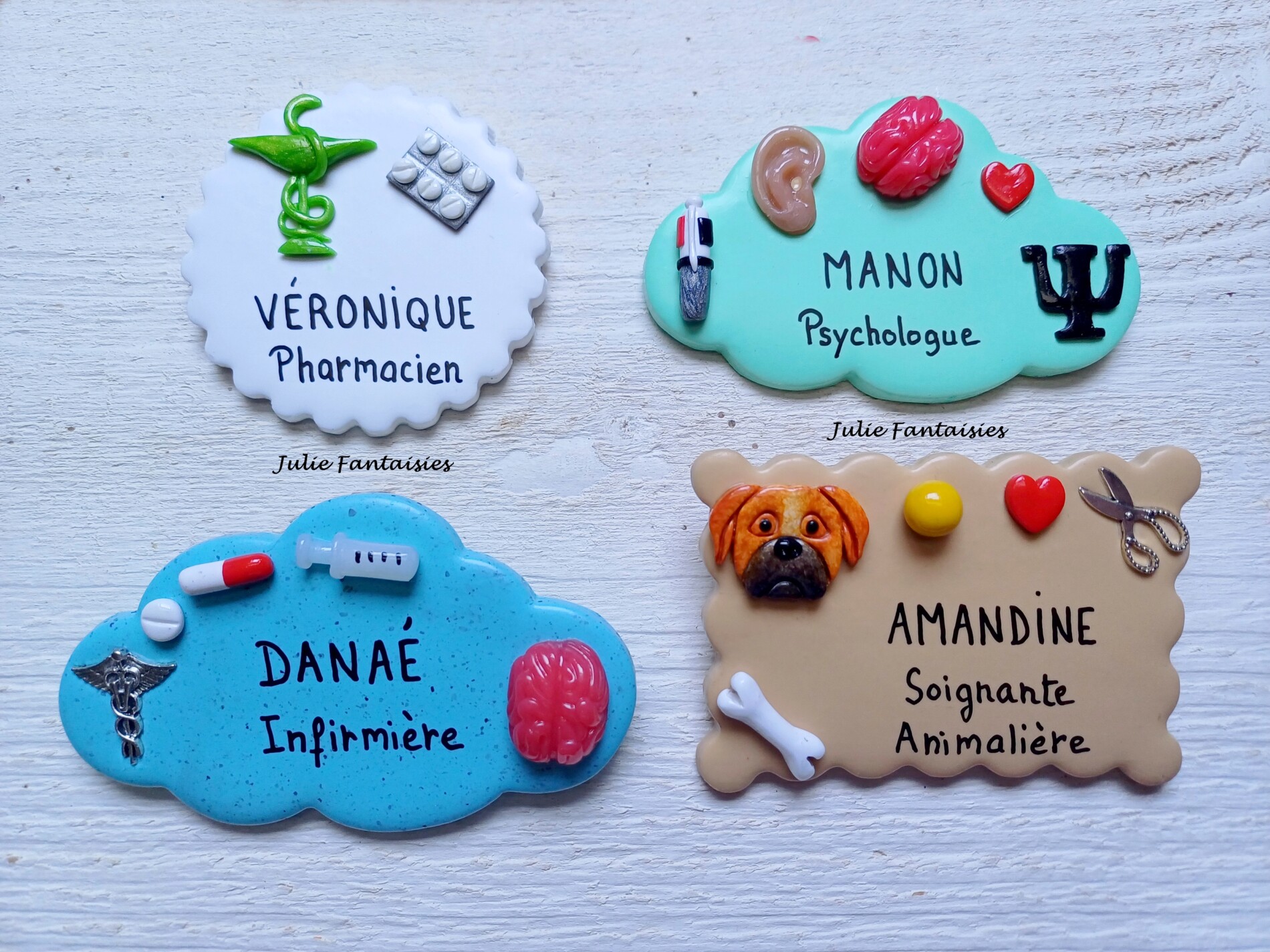 badge métier infirmière badge métier psychologue badge métier pharmacienne