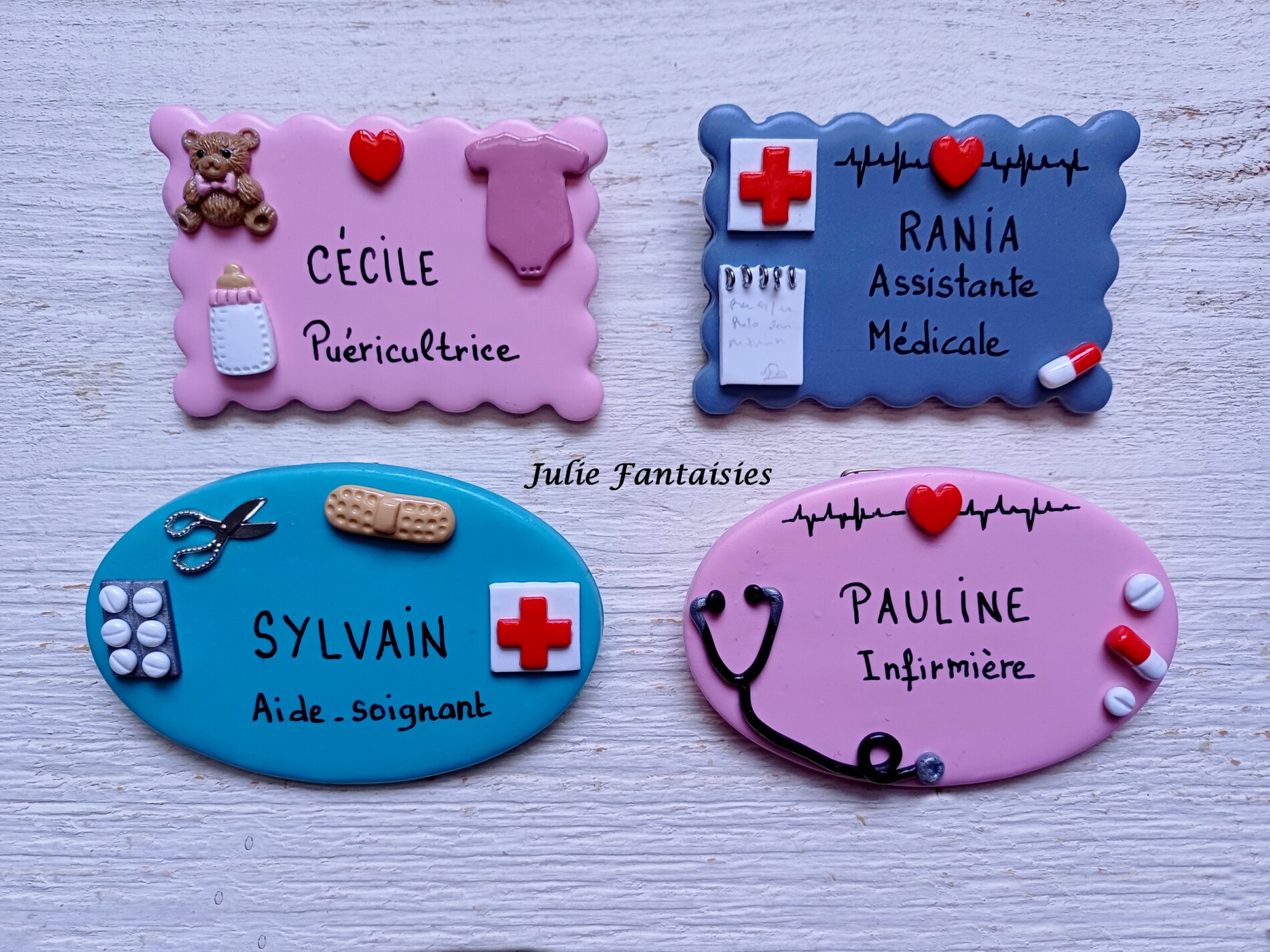 badge métier infirmière badge métier psychologue badge métier pharmacienne